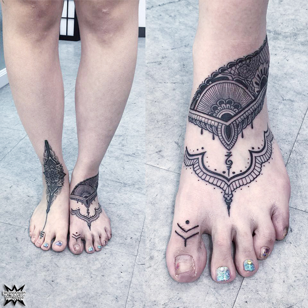 大須　タトゥー　トライバル